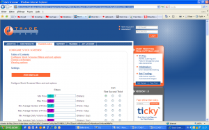 Trade Ideas Canadian Stock Screener