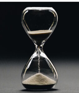 An hourglass