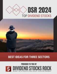 Cover page of the DSR 2024 Top Dividend Stocks - Best Ideas for Three Sectors booklet