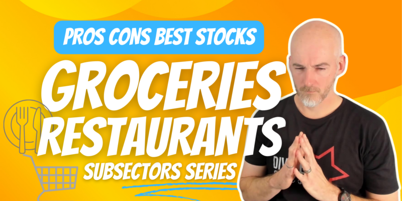 Groceries and Restaurants Podcast Episode Visual. Click to listen.